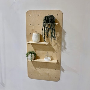 Modern Pegboard with Rounded Corners