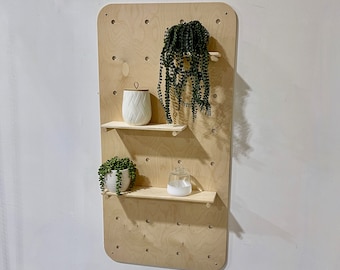 Modern Pegboard with Rounded Corners