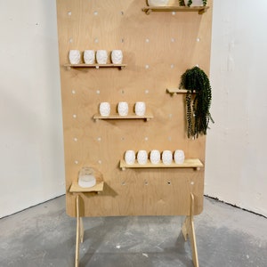 Freestanding Pegboard Display