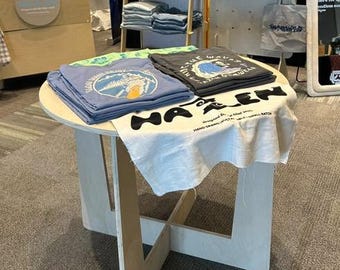 Craft Show Birch Plywood Round Table for Trade Displays