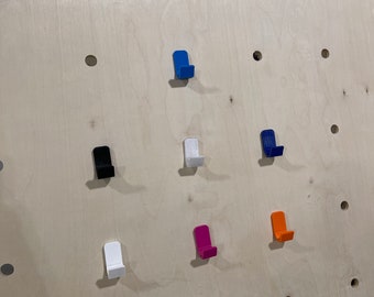 Megahooks for TexWoodBuilds Wooden Pegboards