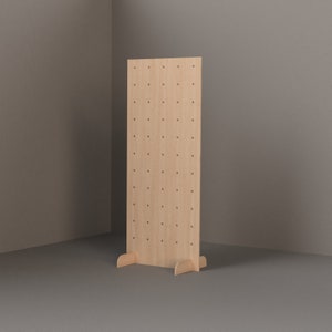 Contemporary Large Pegboard with Stand for Home or Store