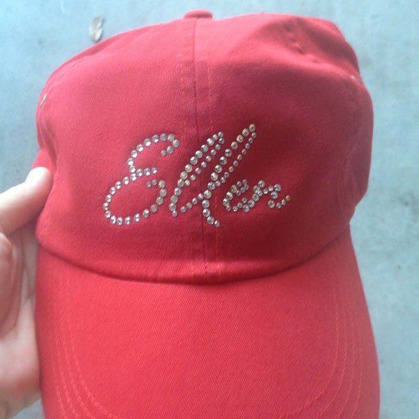 Rhinestone Cap - Etsy