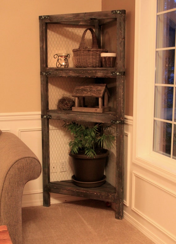 Rustic Farmhouse Shelving Unit Etsy