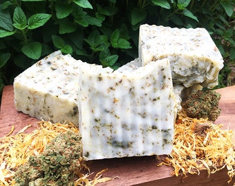 Organic Herbal Soap // Healing Handmade Soap Bar