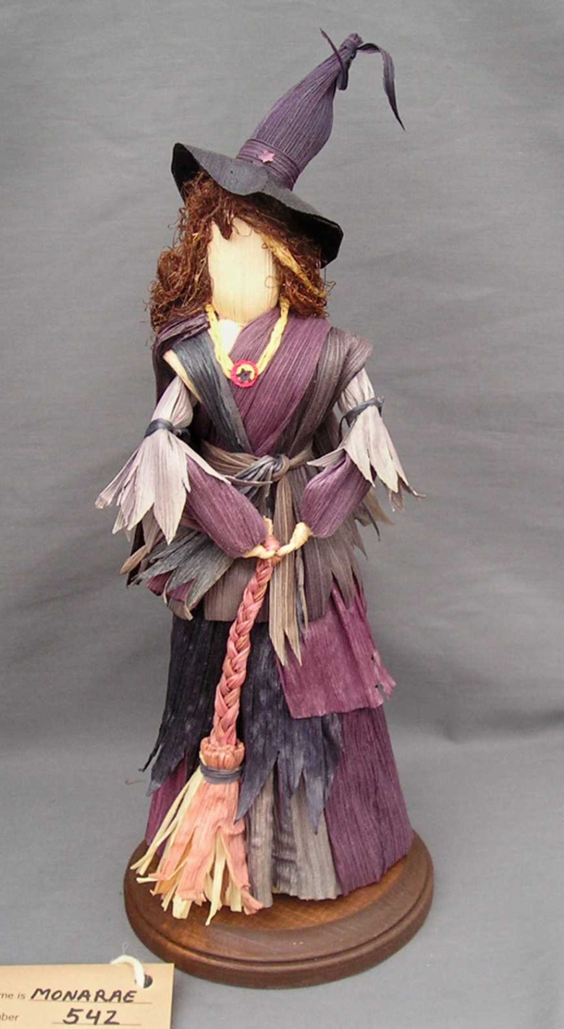 Corn Husk Witch 542 Monarae Corn Shuck Witch Etsy