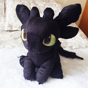 Toothless plush pattern - PDF digital download - Plush Sewing DIY - No Physical Items Sent - How to train your dragon