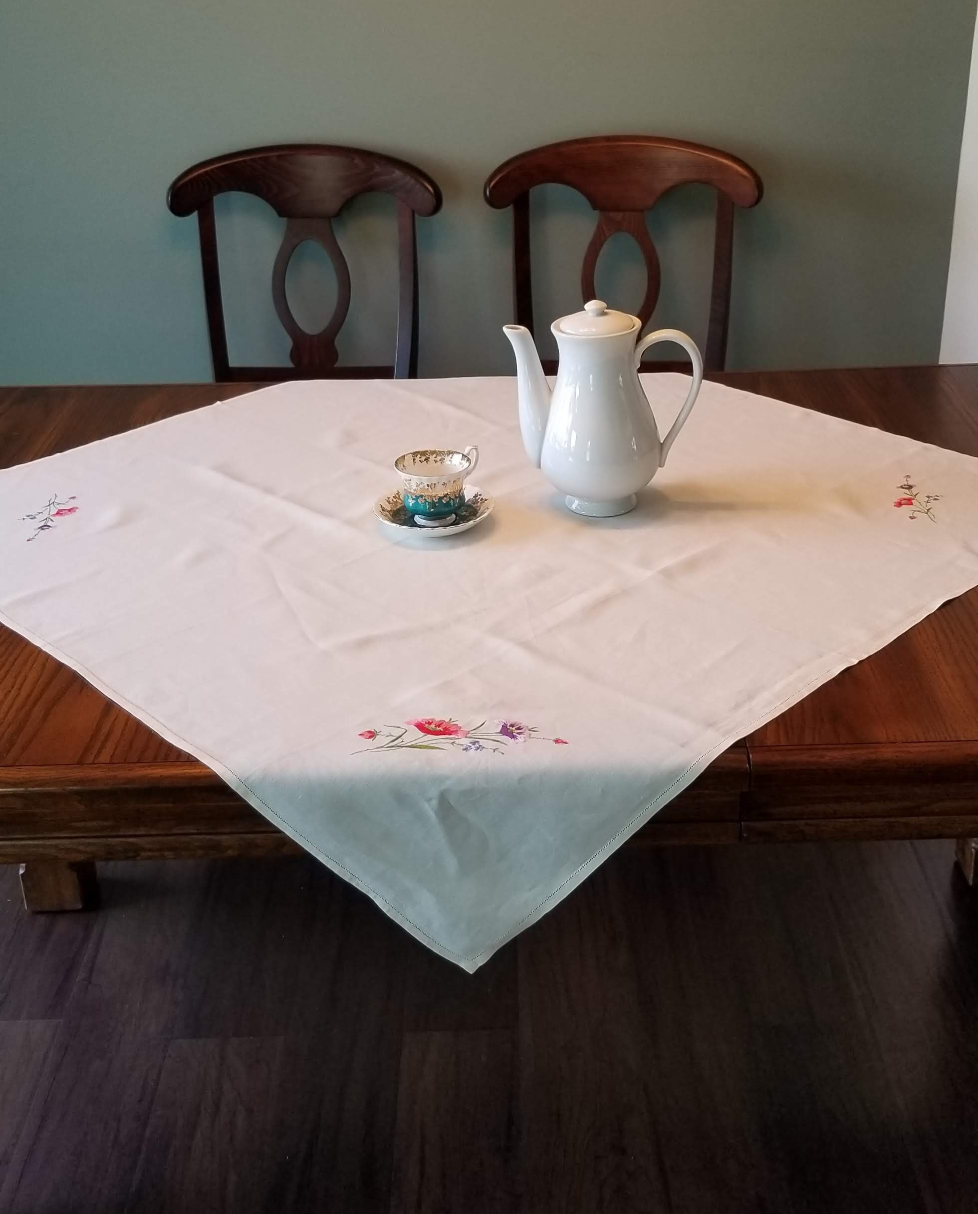 Linen Tea Tablecloth Table Linen Tea Party Garden Party Etsy UK