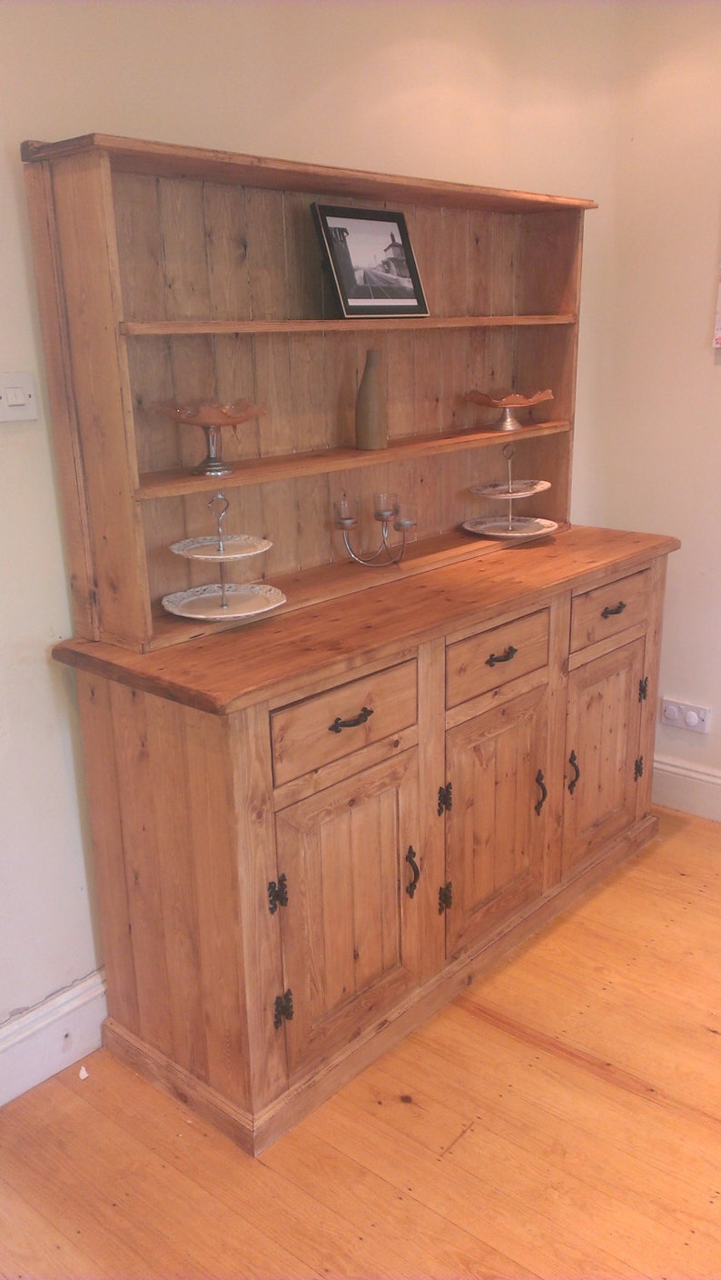 Solid Pine Dresser With An Oak Wax Finish Etsy