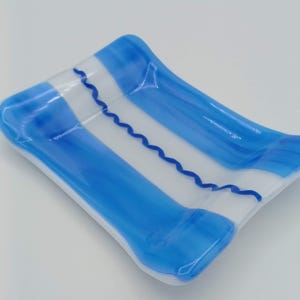 Small Blue and White Spoon Rest