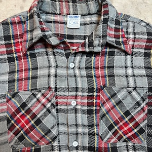 Vintage 1970s JC Penneys Big Mac Flannel Mens Size Large