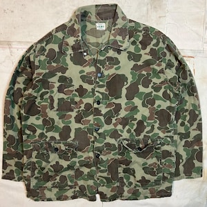 Vintage 1960s Kamo Brand Hunting Top Mens Size Large Duck Hunter Jacket