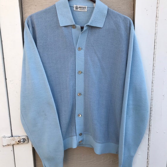 Vintage 1960s Justers Sweater Mens Size Medium 196