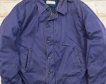 Vintage 1960s USN Utility Jacket Mens Size 40 Medium - Etsy