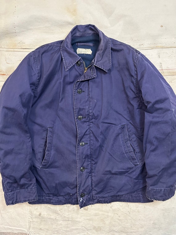 Vintage 1960s USN Utility Jacket Mens Size 40 Medium - Etsy