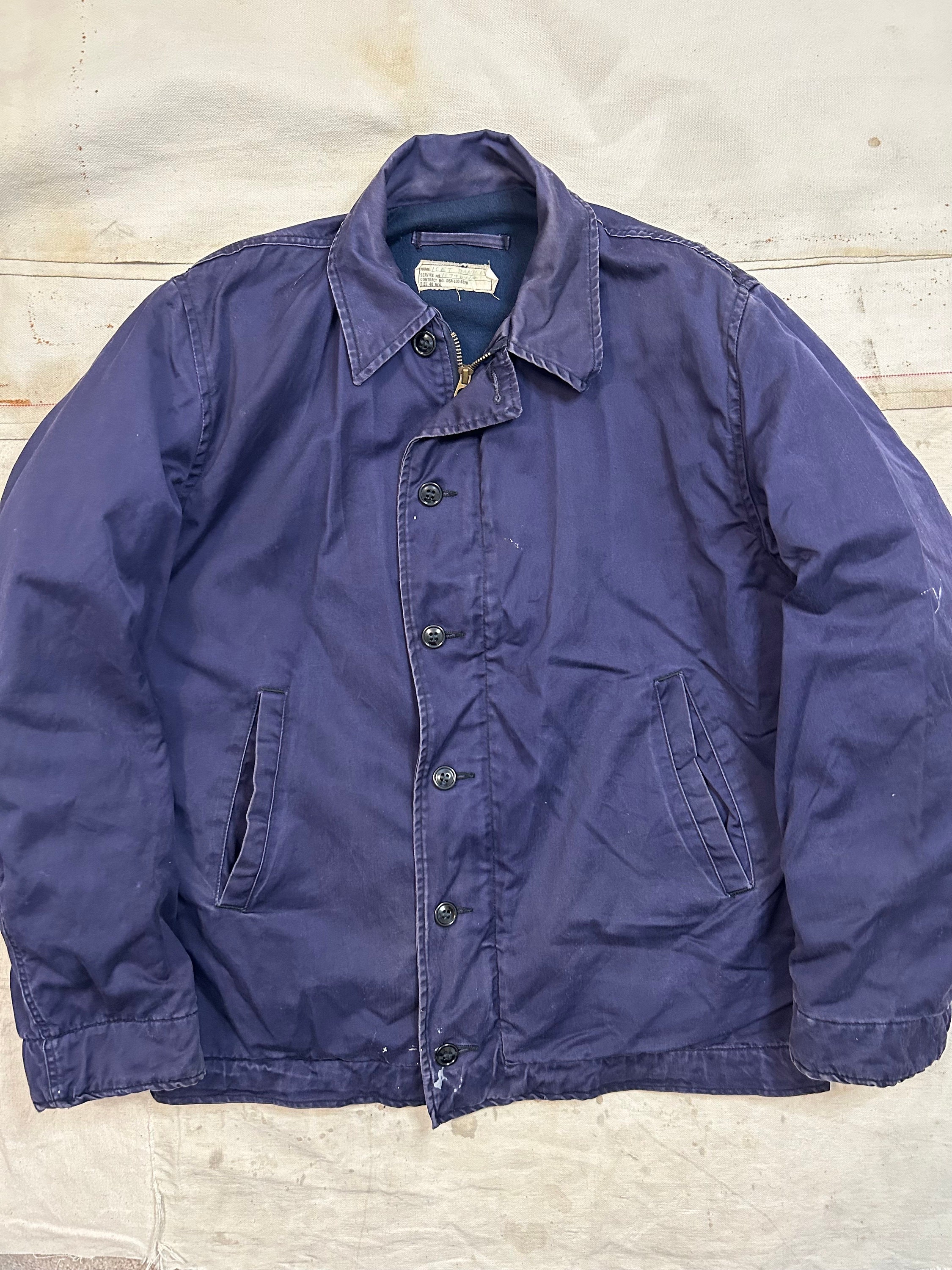 Vintage 1960s USN Utility Jacket Mens Size 40 Medium - Etsy Vintage 1960s USN Utility Jacket Mens Size 40 Medium - Etsy