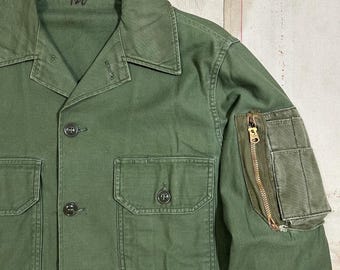 Vintage U.S. Army OG 107 Shirt 1960s | Type 3 Military Fatigue