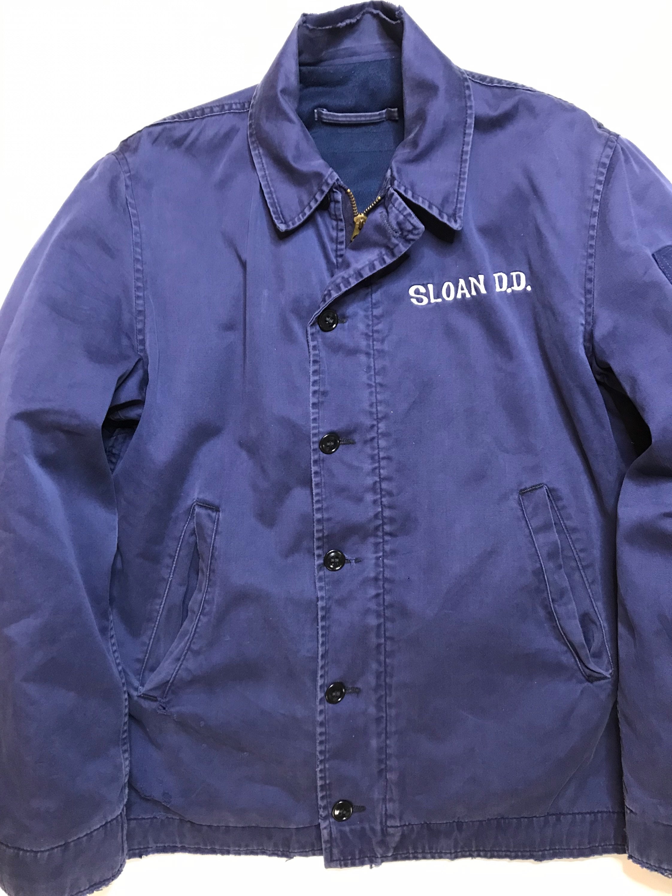 Rare Vintage 1970s USN Utility Jacket Mens Size Small Deck Rare Vintage 1970s USN Utility Jacket Mens Size Small Deck