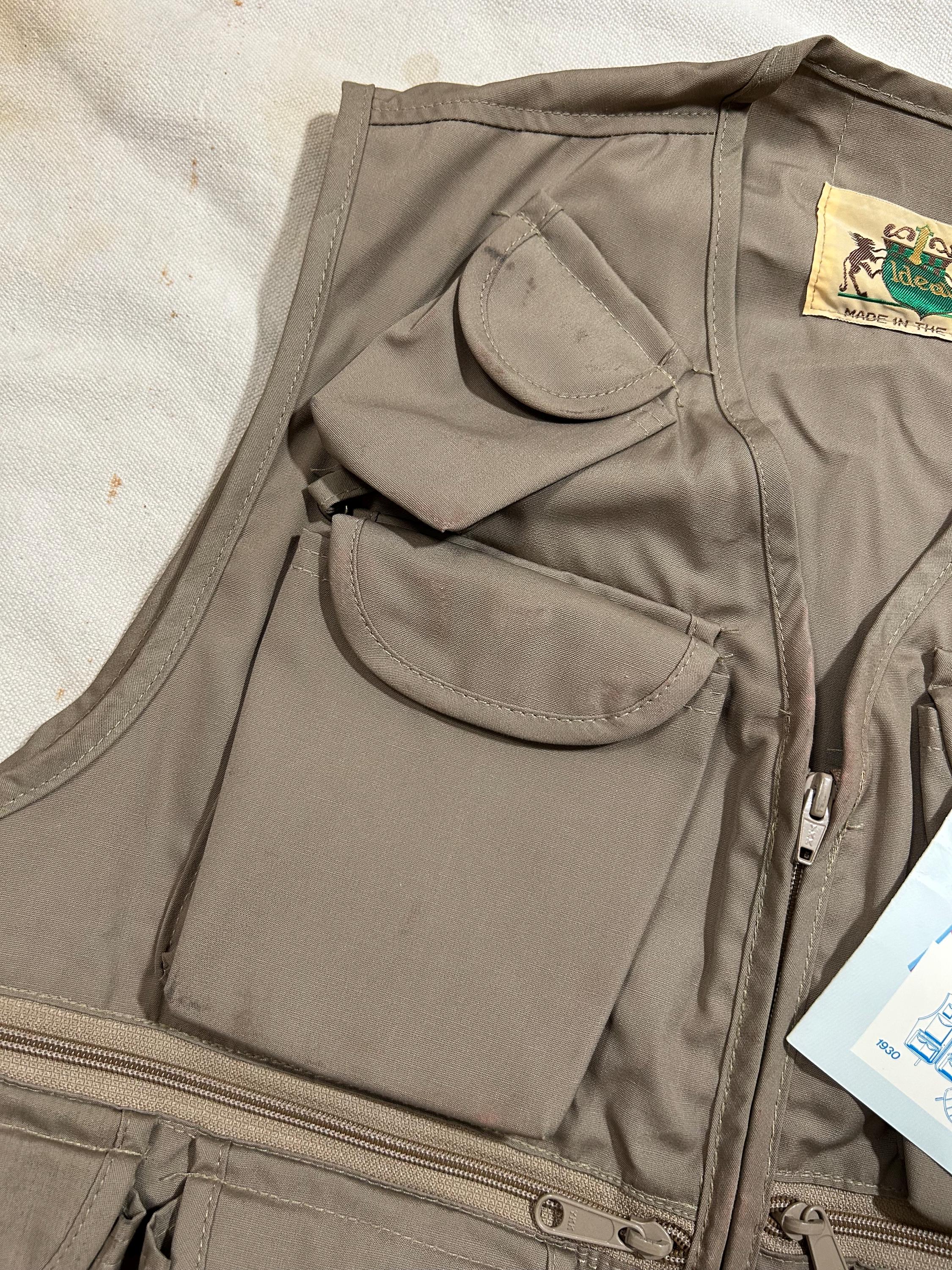 Vintage 1970s-80s Ideal Fishing Vest Mens Size Medium