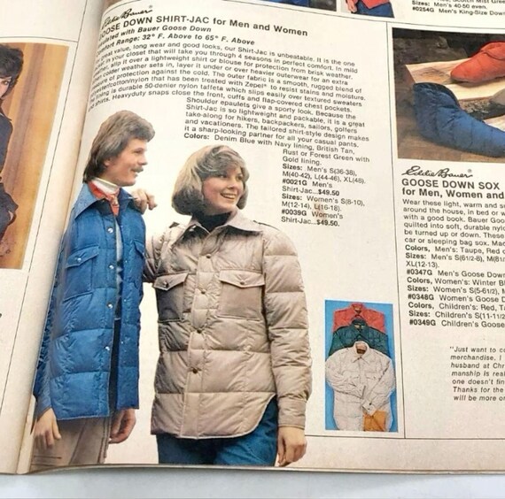 Vintage 1970s Eddie Bauer Goose Down Snap-jac Jacket Mens Size L 