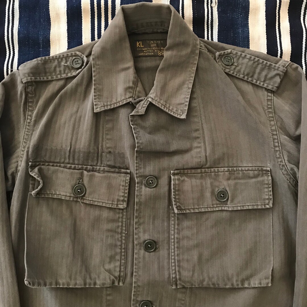Vintage 1970s Military Issued HBT Field Shirt Mens Size Medium - Etsy