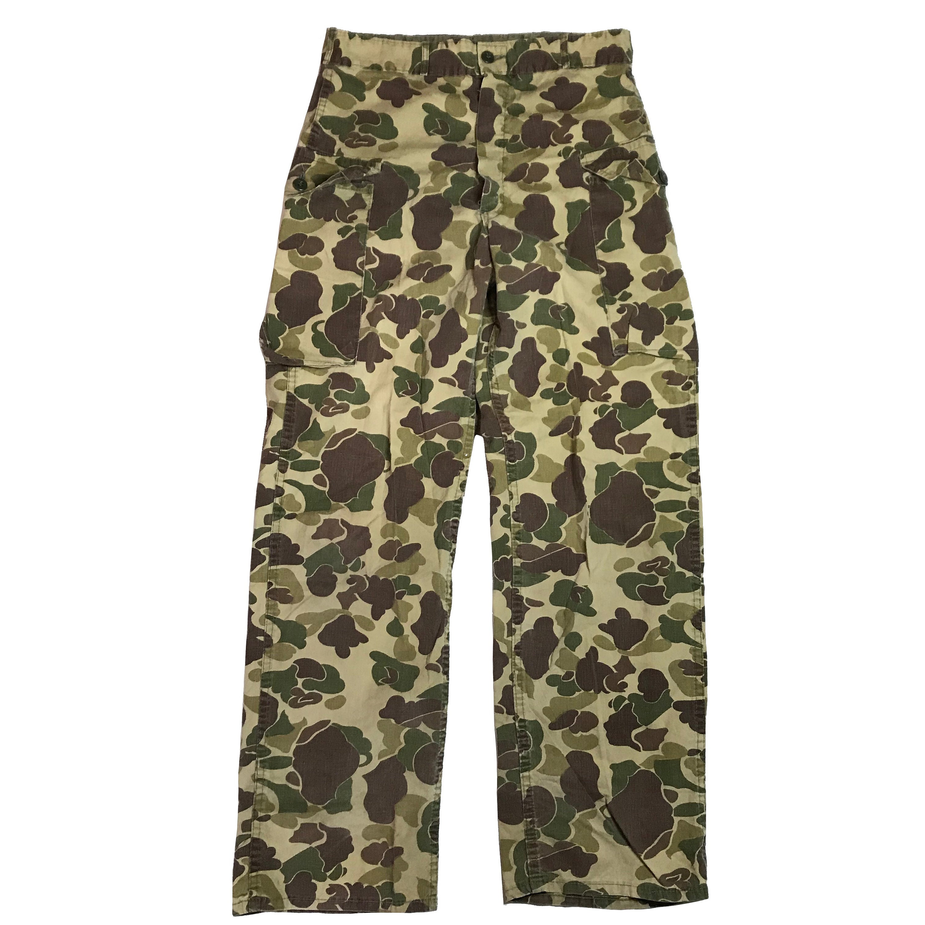 Vintage 1960s Duck Hunter Camo Pants Size 31x30(measured Vintage 1960s Duck Hunter Camo Pants Size 31x30(measured