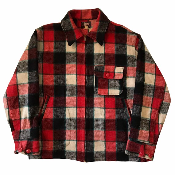 Vintage 1940s-50s Woolrich Wool Jacket Mens Size M