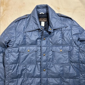 Vintage 1970s Eddie Bauer Goose Down Snap-Jac Jacket Mens Size L/XL
