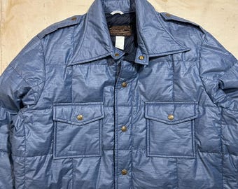 70's〜 80s eddie bauer north slope Vintage Eddie Bauer Down Jacket: North Slope Tan Puffer, Men's