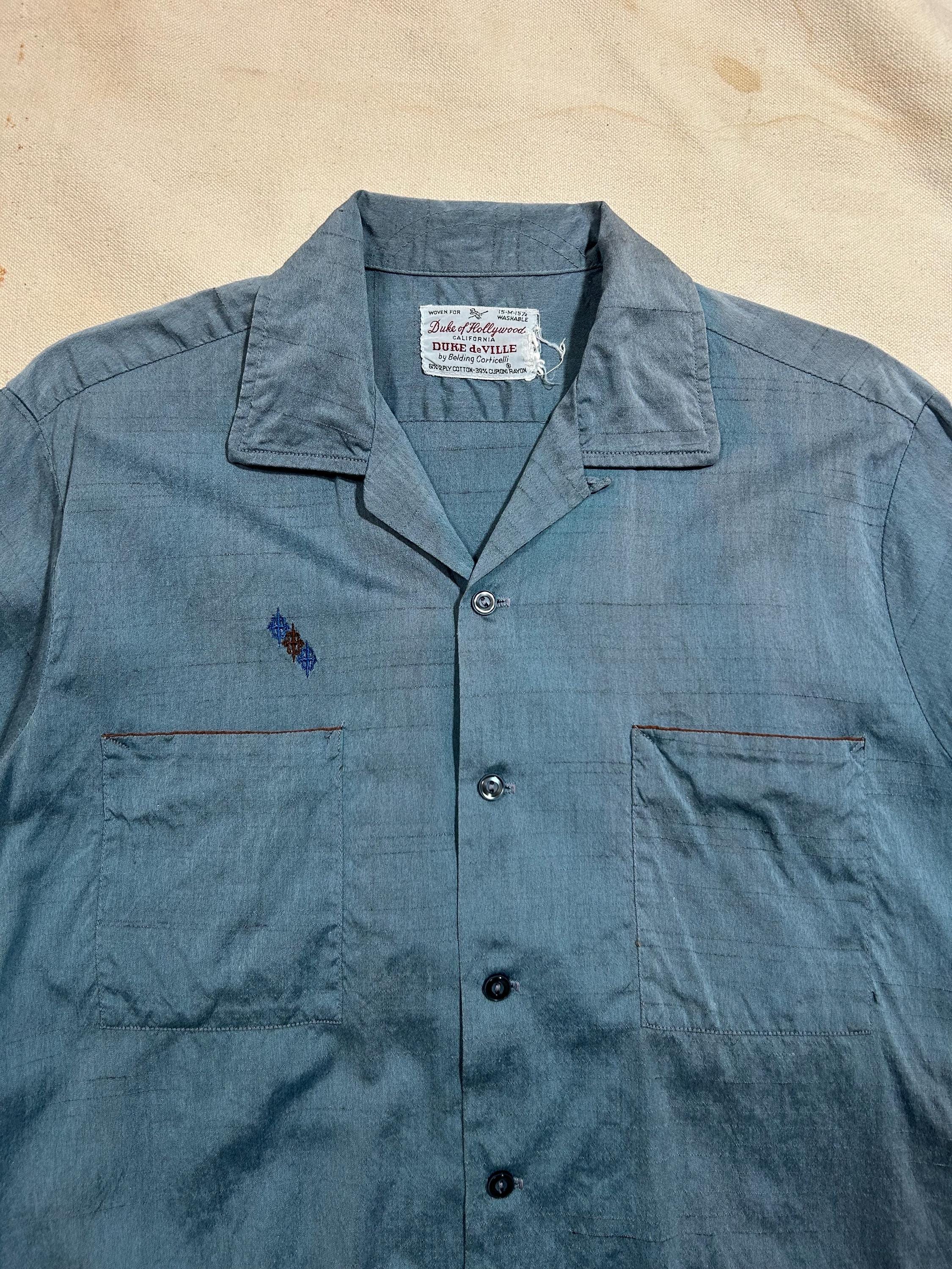 1950's Rayon Shirt - Etsy