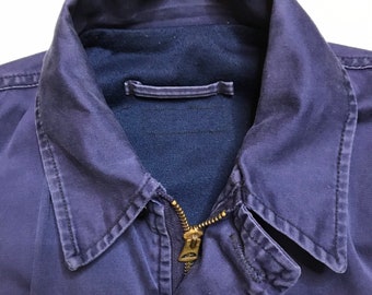 Rare Vintage 1970s USN Utility Jacket Mens Size Small Deck