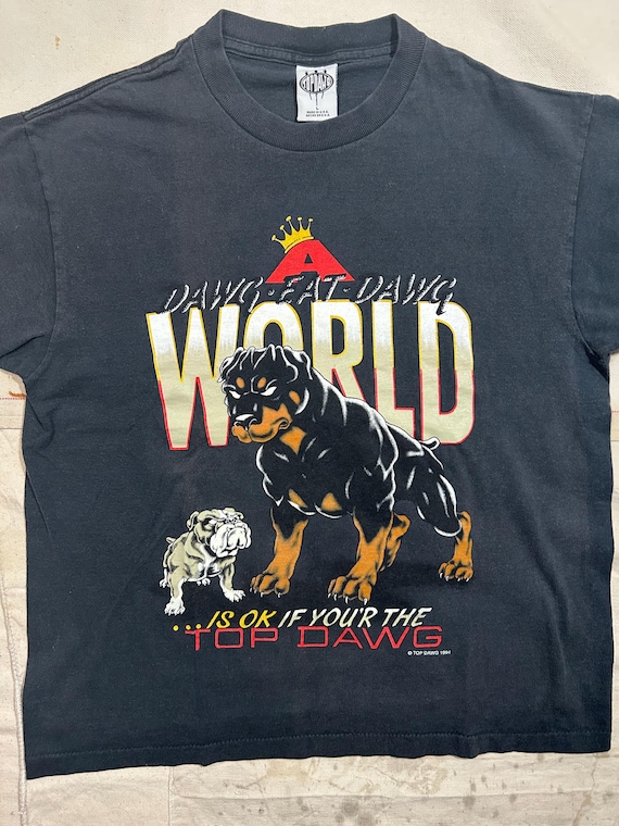 Vintage 1990s Top Dawg Tee Mens Size Small Single Stitch - Etsy