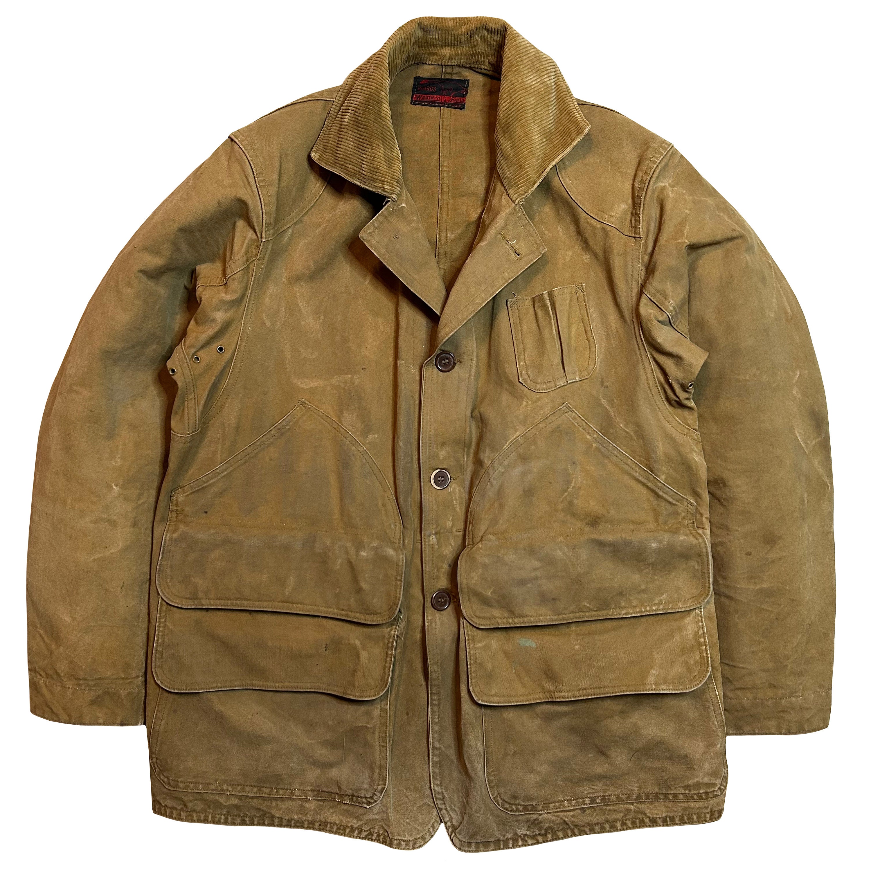 Vintage 1930s 40's Utica Duxbak AERO Field Coat,canvas Hunting