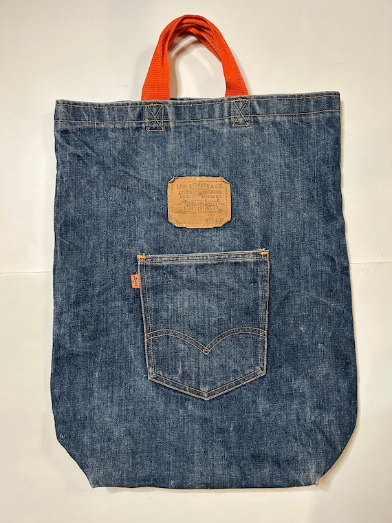 Vintage Levi's Orange Tab Denim Bag