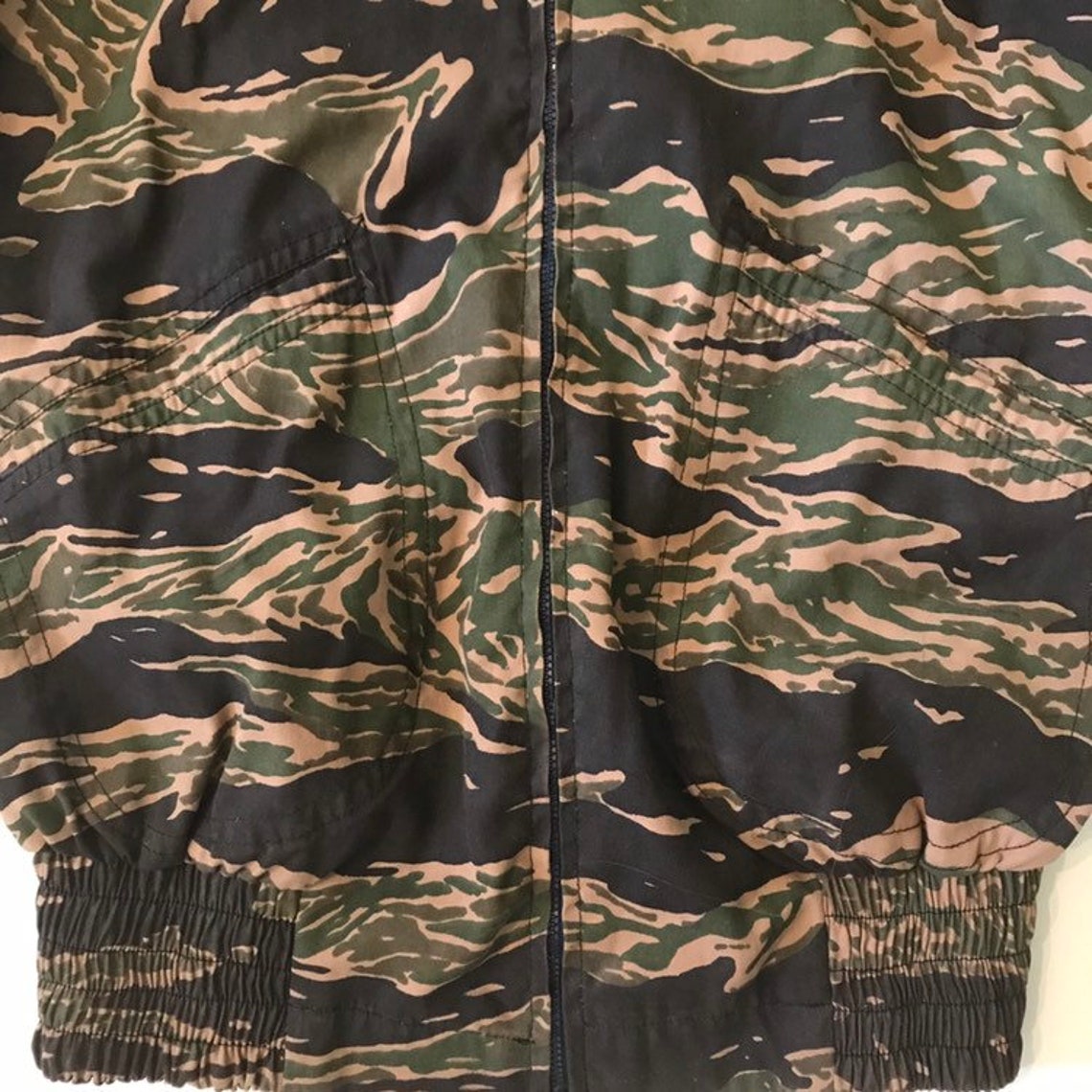 Vintage Post Vietnam War USMC Tiger Stripe Souvenir Jacket - Etsy