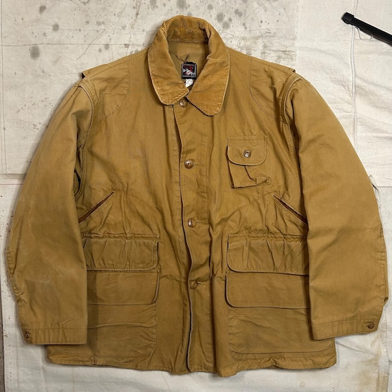 Vintage 1950s Red Head Hunting Jacket Mens Size L/XL Bone Dry