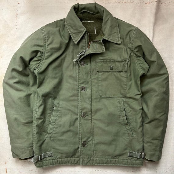 Vintage 1980s USN A-2 Deck Jacket Mens Size Medium - Etsy Israel