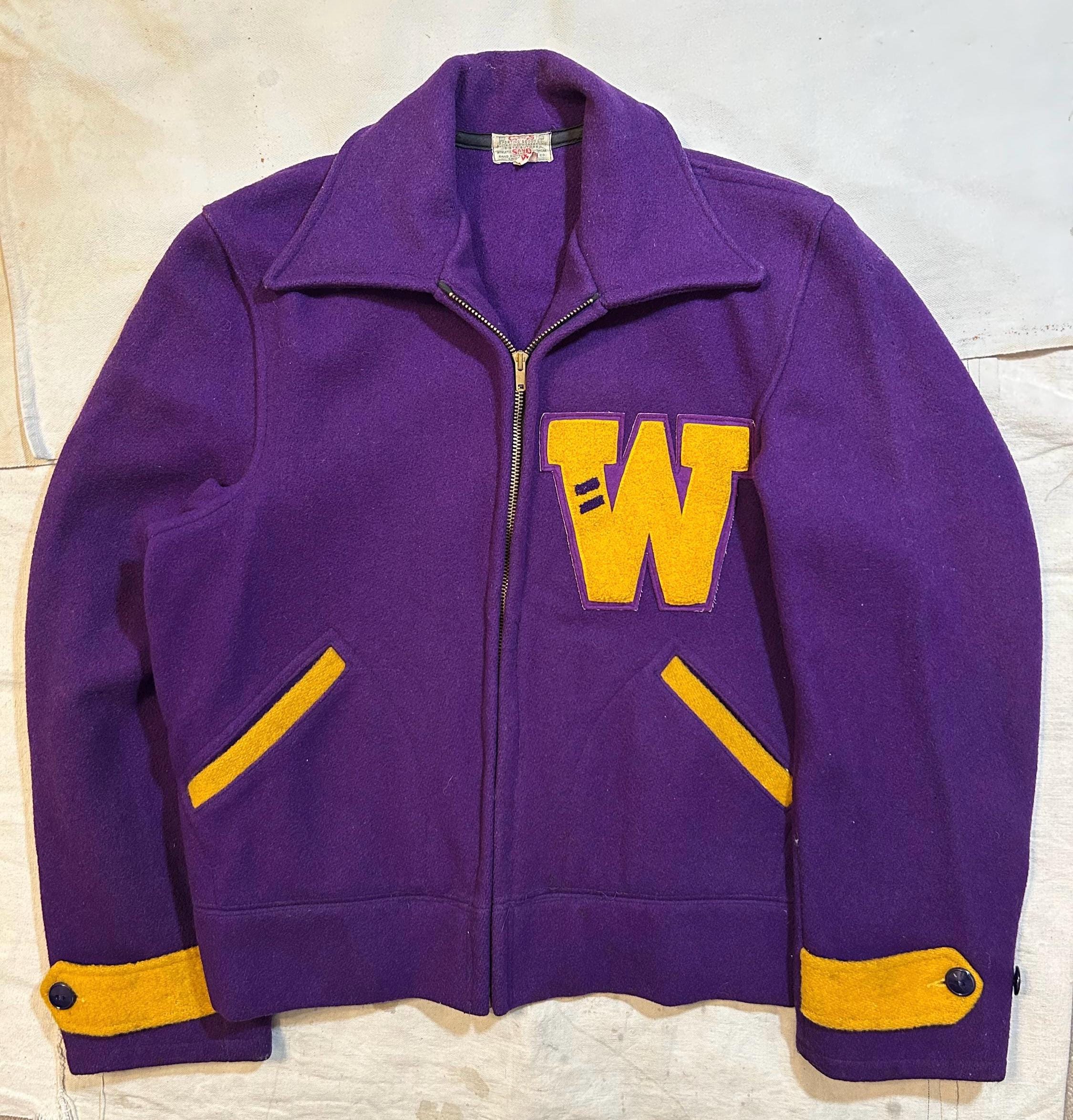 Vintage 50s Varsity Jacket - Etsy