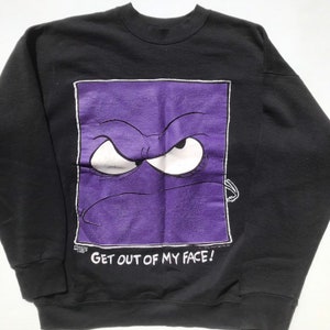 Vintage 1990s Face Offs Sweatshirt Mens Size Large Worn In