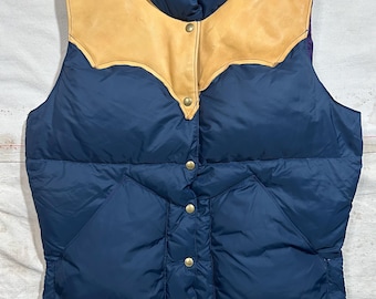 Vintage 1980s Polo Ralph Lauren Goose Down Vest Mens Size Small