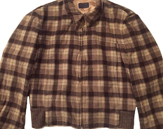 Vintage 1940-50s Pendleton ricky Jacket Mens Size Medium Rockabilly - Etsy