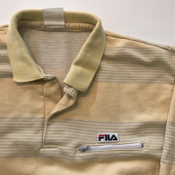 Vintage 1980s Fila Sweatshirt Mens Size XS/S Worn… - image 2