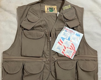 70s 80s Bob Church FISHING VEST　vintage 70s 80s Bob Church FISHING VEST vintage（Medium 70s Cotton
