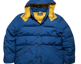 Vintage 60s Eddie Bauer Down Sportsman Jacket: Quilted Canvas