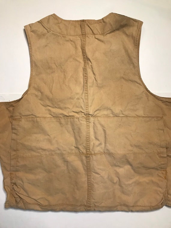 Vintage 1960s-70s Sears Hunting Vest Mens Size La… - image 4