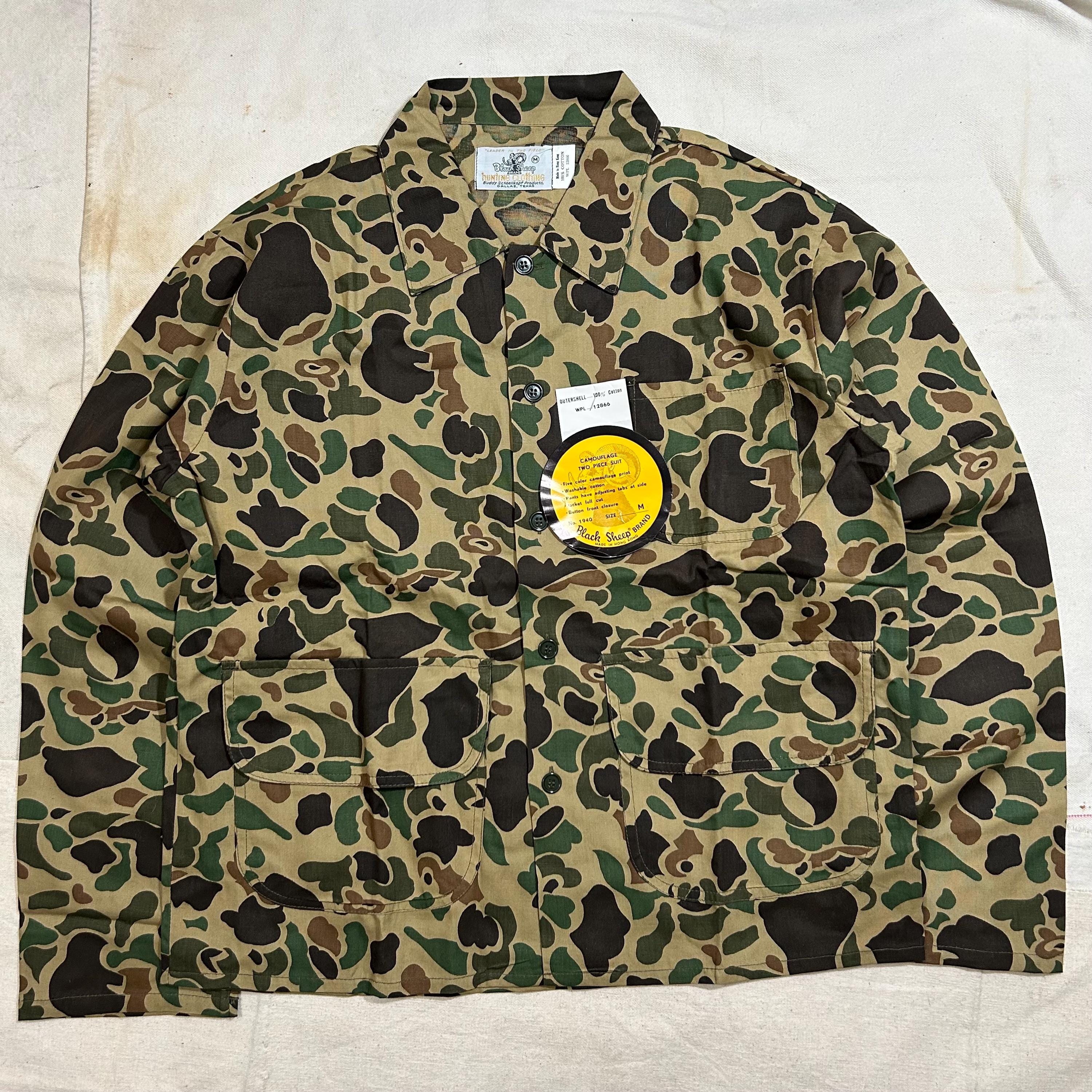 Vintage 1970s Black Sheep Brand Hunting Top Mens Size Medium Duck