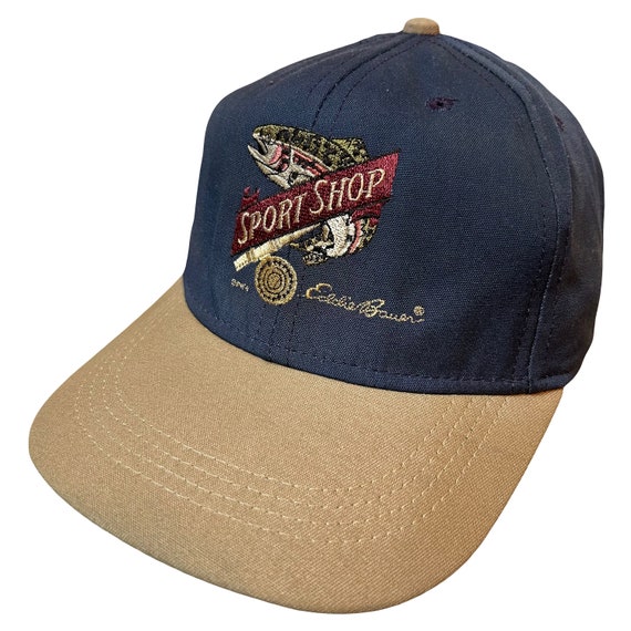 Vintage 1990s Eddie Bauer Fly Fishing Hat 