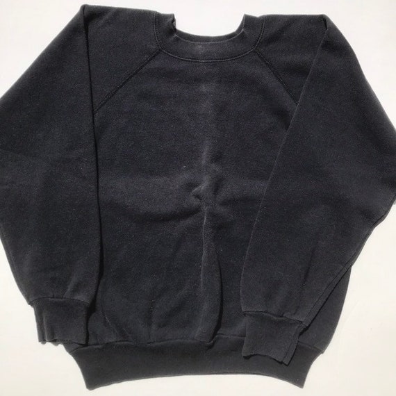 faded black sweatshirt