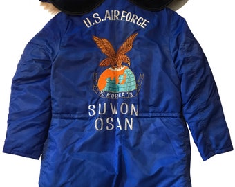Vintage 1970s 70s USAF US Air Force N-3B N3B Green Snorkel
