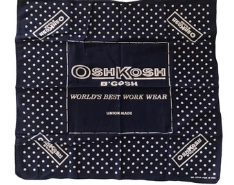 Vintage Osh Kosh Arbetskläder Blå Bandana